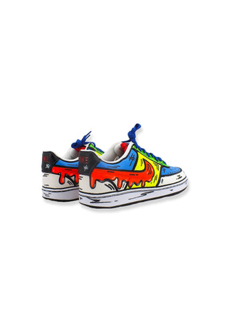 CUSTOM / NIKE Court Vision Low Sneaker Comics Multicolor DH2987-100