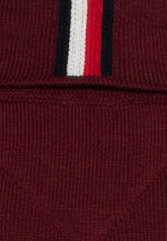 Load image into Gallery viewer, TOMMY HILFIGER Maglione Dolcevita Cashmere Deep Rouge MW0MW28048
