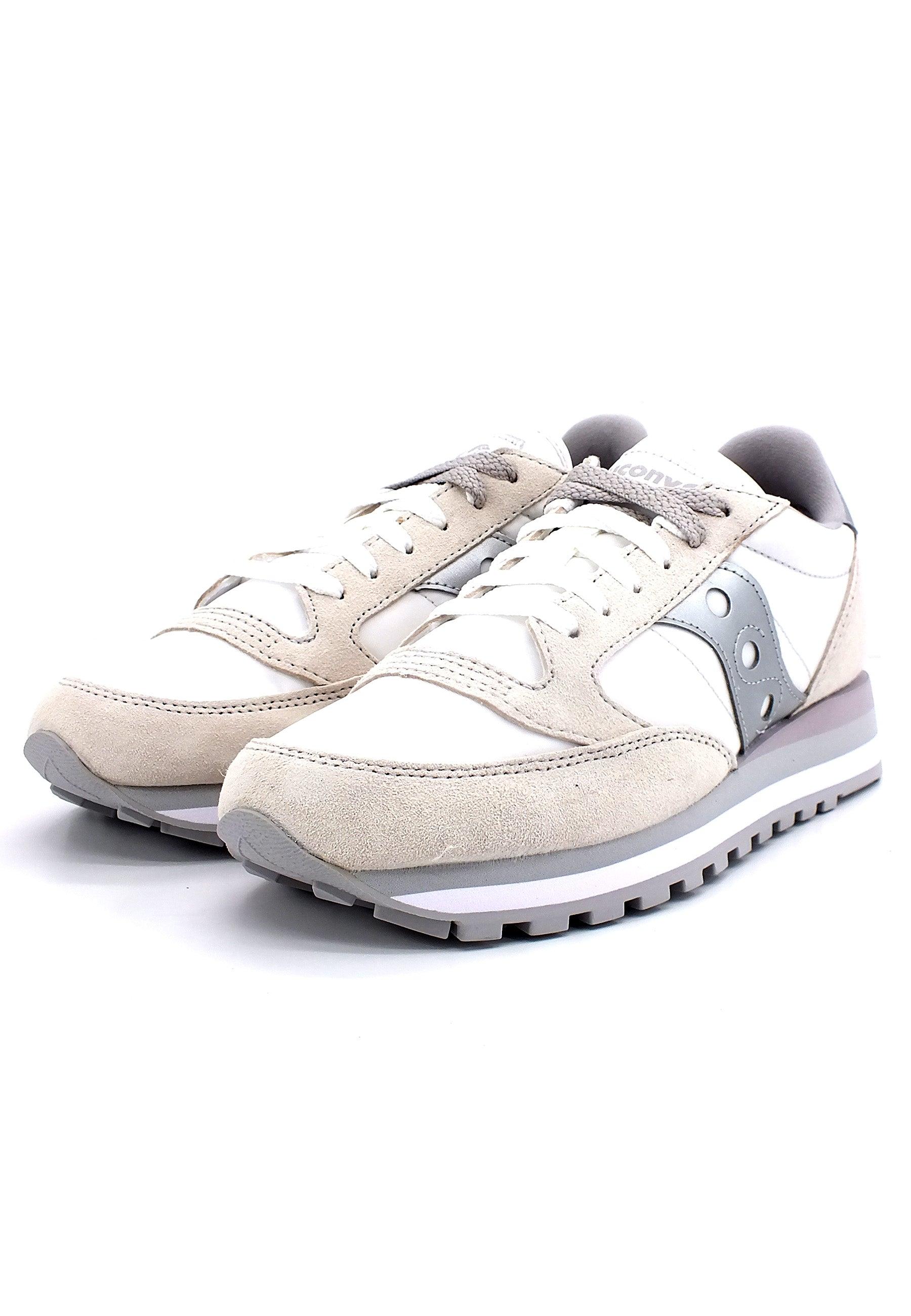 SAUCONY Jazz Triple Sneaker Donna White Silver S60530-16 - Sandrini Calzature e Abbigliamento