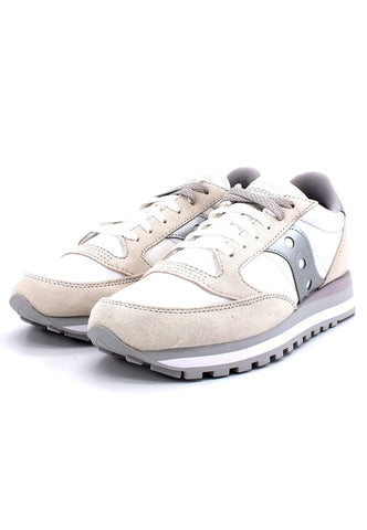 SAUCONY Jazz Triple Sneaker Donna White Silver S60530-16 - Sandrini Calzature e Abbigliamento