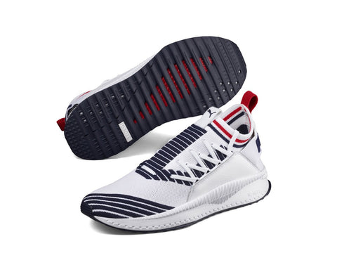 PUMA Tsugi White Peacoat Red 367519 01