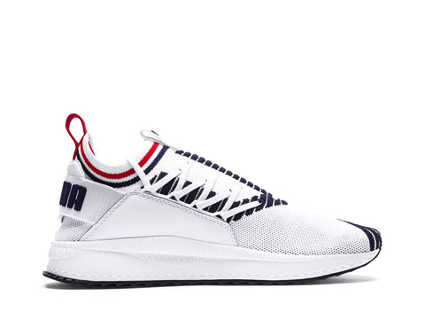 PUMA Tsugi White Peacoat Red 367519 01