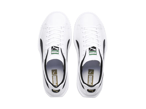 PUMA Breaker LTHR White Black 366078 02