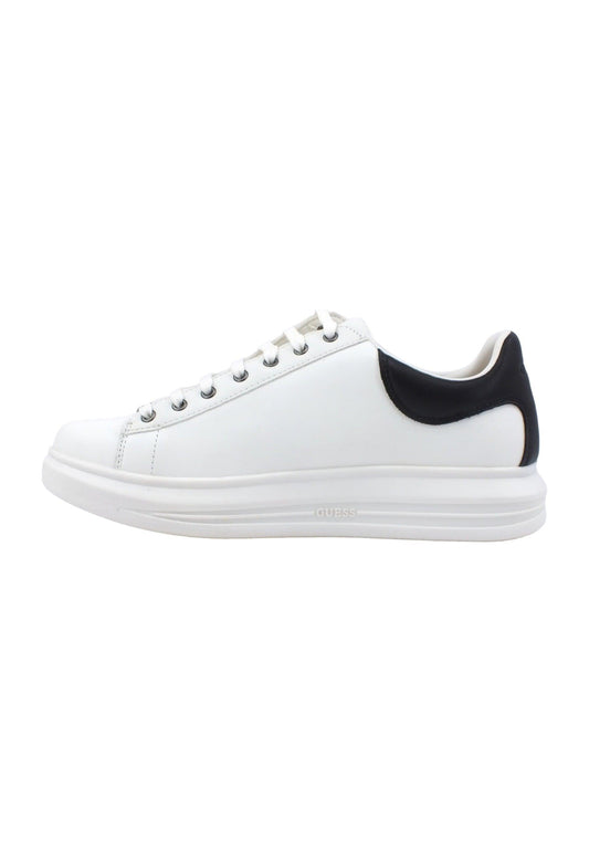 GUESS Sneaker Uomo White Black FM5VIBELE12 - Sandrini Calzature e Abbigliamento