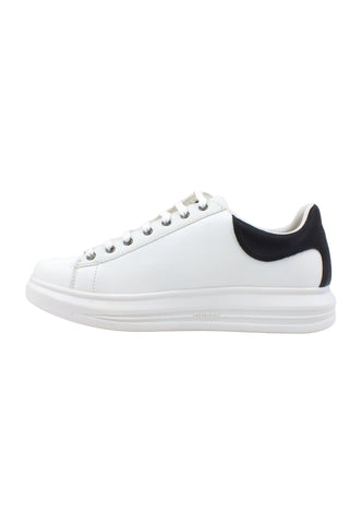 GUESS Sneaker Uomo White Black FM5VIBELE12 - Sandrini Calzature e Abbigliamento