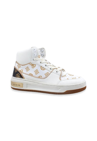 GUESS Basket Sneaker Donna Off White FL5TULFAL12 - Sandrini Calzature e Abbigliamento