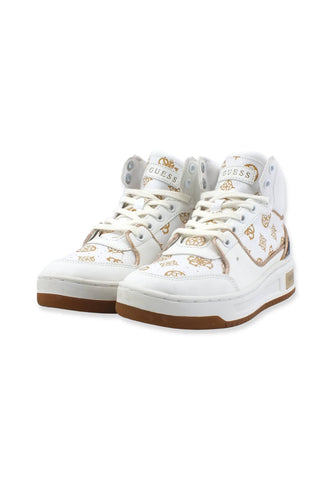 GUESS Basket Sneaker Donna Off White FL5TULFAL12 - Sandrini Calzature e Abbigliamento