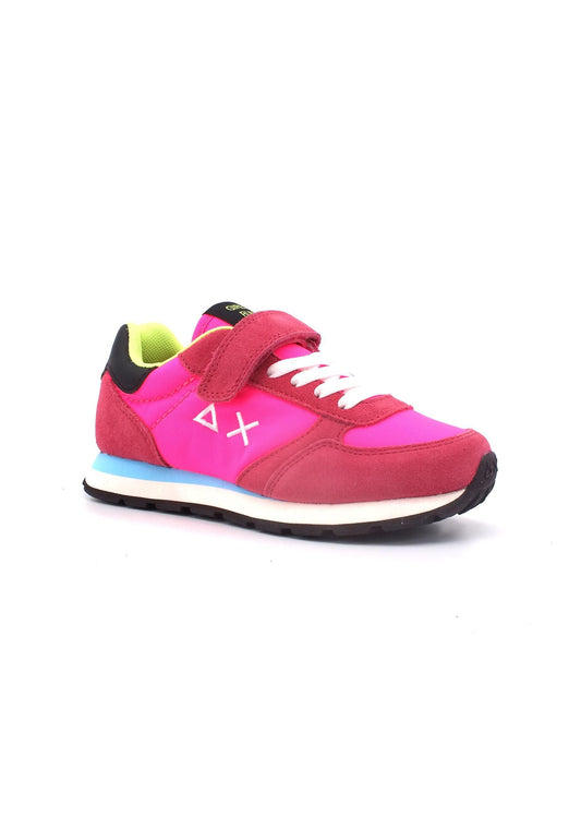 SUN68 Ally Solid Nylon Sneaker Bambino Fuxia Fluo Z33401B - Sandrini Calzature e Abbigliamento