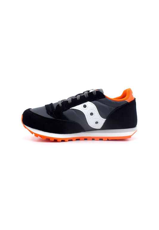 SAUCONY Jazz Original Sneaker Bambino Black Grey Orange SK265128 - Sandrini Calzature e Abbigliamento