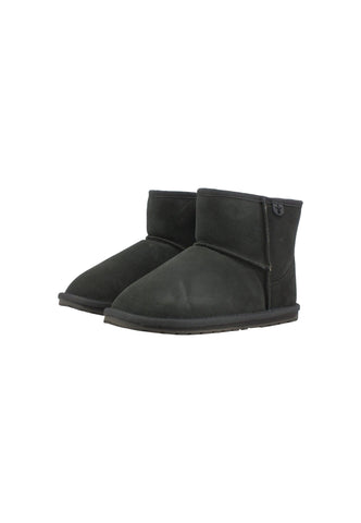 EMU Wallaby Mini Stivaletto Pelo Bimbo Charcoal Grigio K10103 - Sandrini Calzature e Abbigliamento