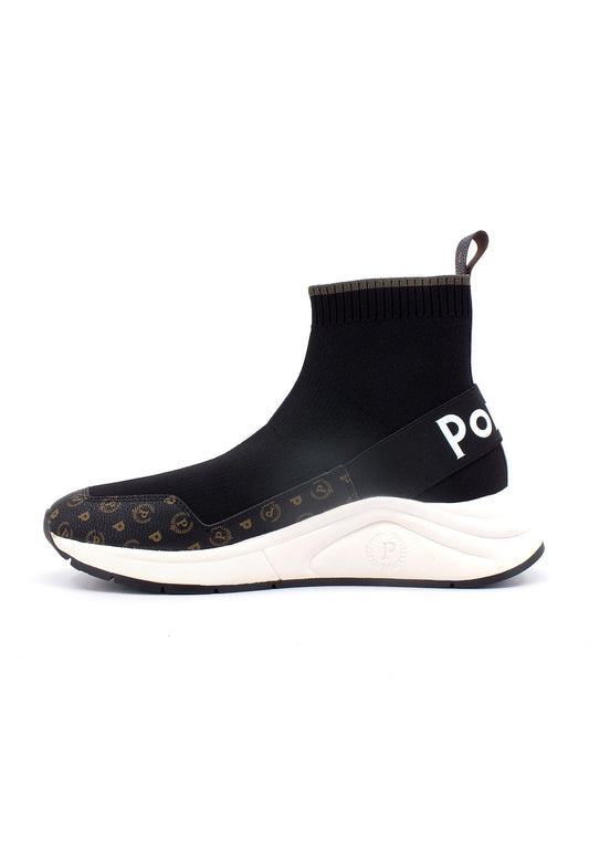 POLLINI Sneaker Elastic Sock Donna Nero TA15125G0DQ10000
