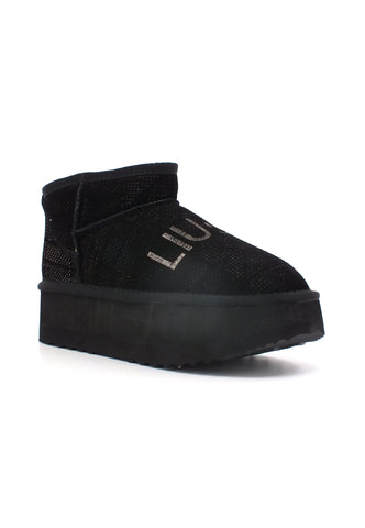 LIU JO Jane 01 Stivaletto Pelo Donna Black SA4051PX002