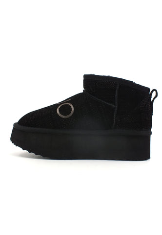 LIU JO Jane 01 Stivaletto Pelo Donna Black SA4051PX002