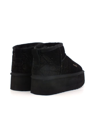 LIU JO Jane 01 Stivaletto Pelo Donna Black SA4051PX002