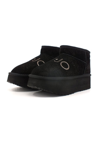 LIU JO Jane 01 Stivaletto Pelo Donna Black SA4051PX002