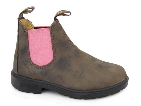 BLUNDSTONE Rustic Brown Pale Pink 1438