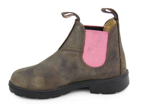 BLUNDSTONE Rustic Brown Pale Pink 1438