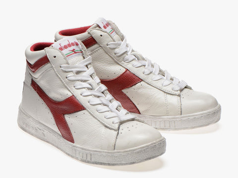 DIADORA Game High Waxed White Red 501.159657