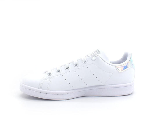 ADIDAS Stan Smith J Sneaker White Silver FX7521 - Sandrini Calzature e Abbigliamento