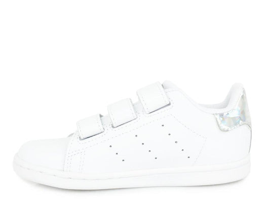 ADIDAS Stan Smith White Silver Metal EE8485 - Sandrini Calzature e Abbigliamento