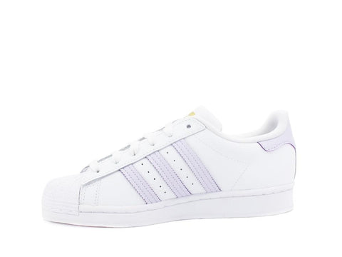 ADIDAS Superstar W Sneaker White Lilla GZ8143 - Sandrini Calzature e Abbigliamento