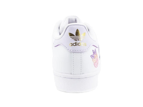 ADIDAS Superstar W Sneaker White Lilla GZ8143 - Sandrini Calzature e Abbigliamento