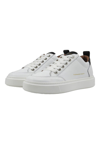 ALEXANDER SMITH Bond Sneaker Uomo White Black BDM3301 - Sandrini Calzature e Abbigliamento