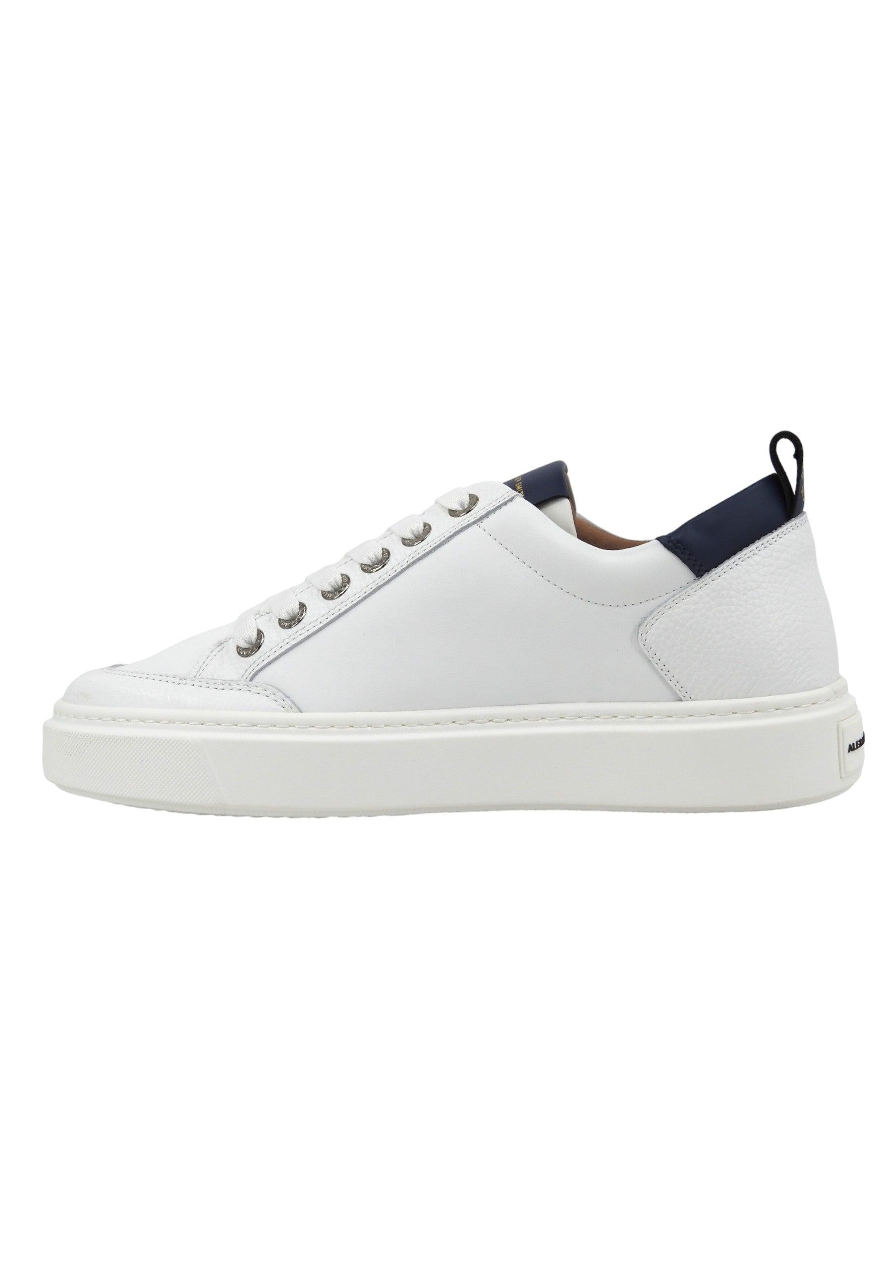 ALEXANDER SMITH Bond Sneaker Uomo White Blue BDM3301 - Sandrini Calzature e Abbigliamento