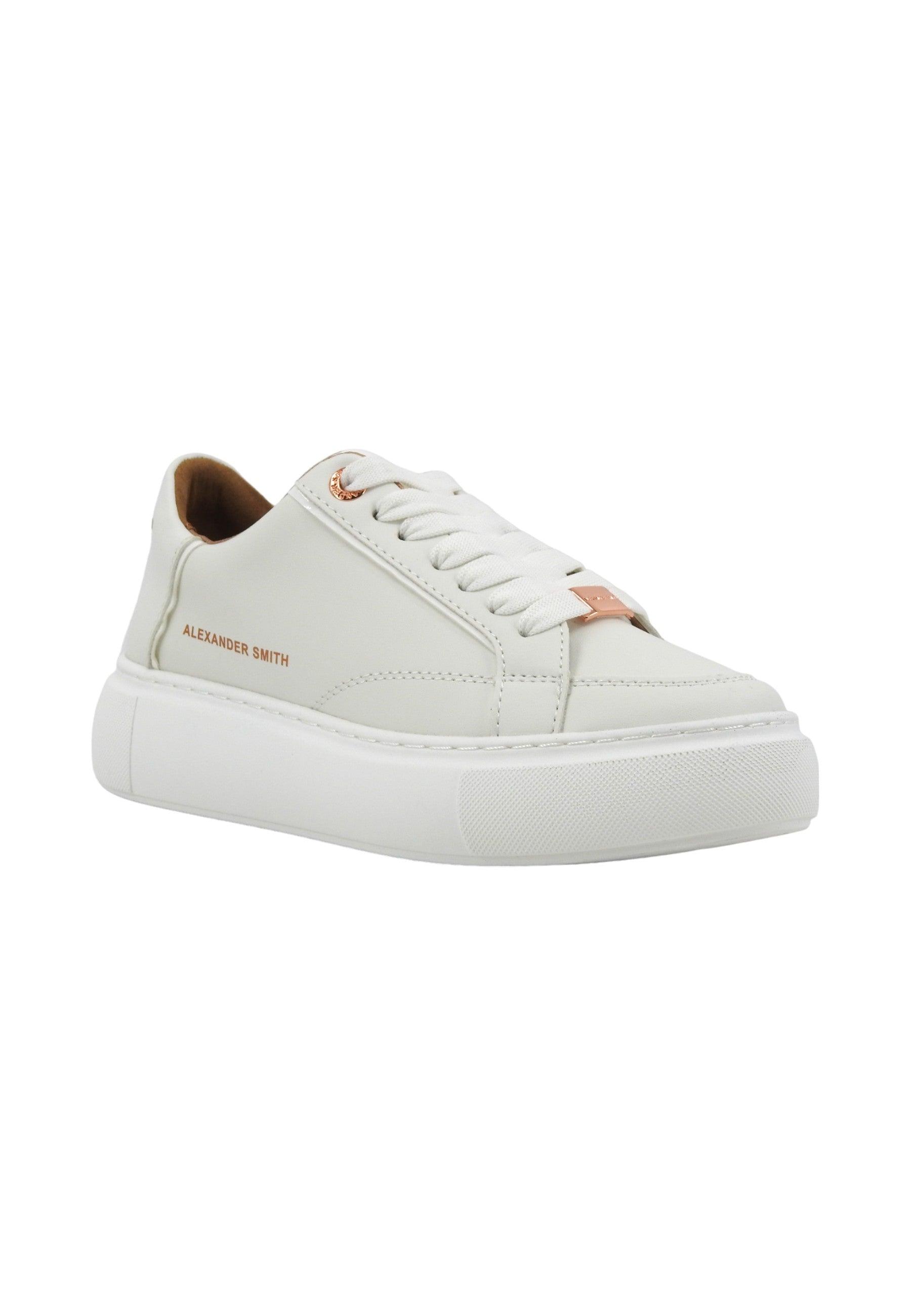 ALEXANDER SMITH Ecogreenwich Sneaker Donna Total White EGW7347 - Sandrini Calzature e Abbigliamento
