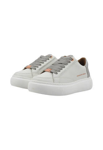 ALEXANDER SMITH Ecogreenwich Sneaker Donna White Silver EGW7398 - Sandrini Calzature e Abbigliamento