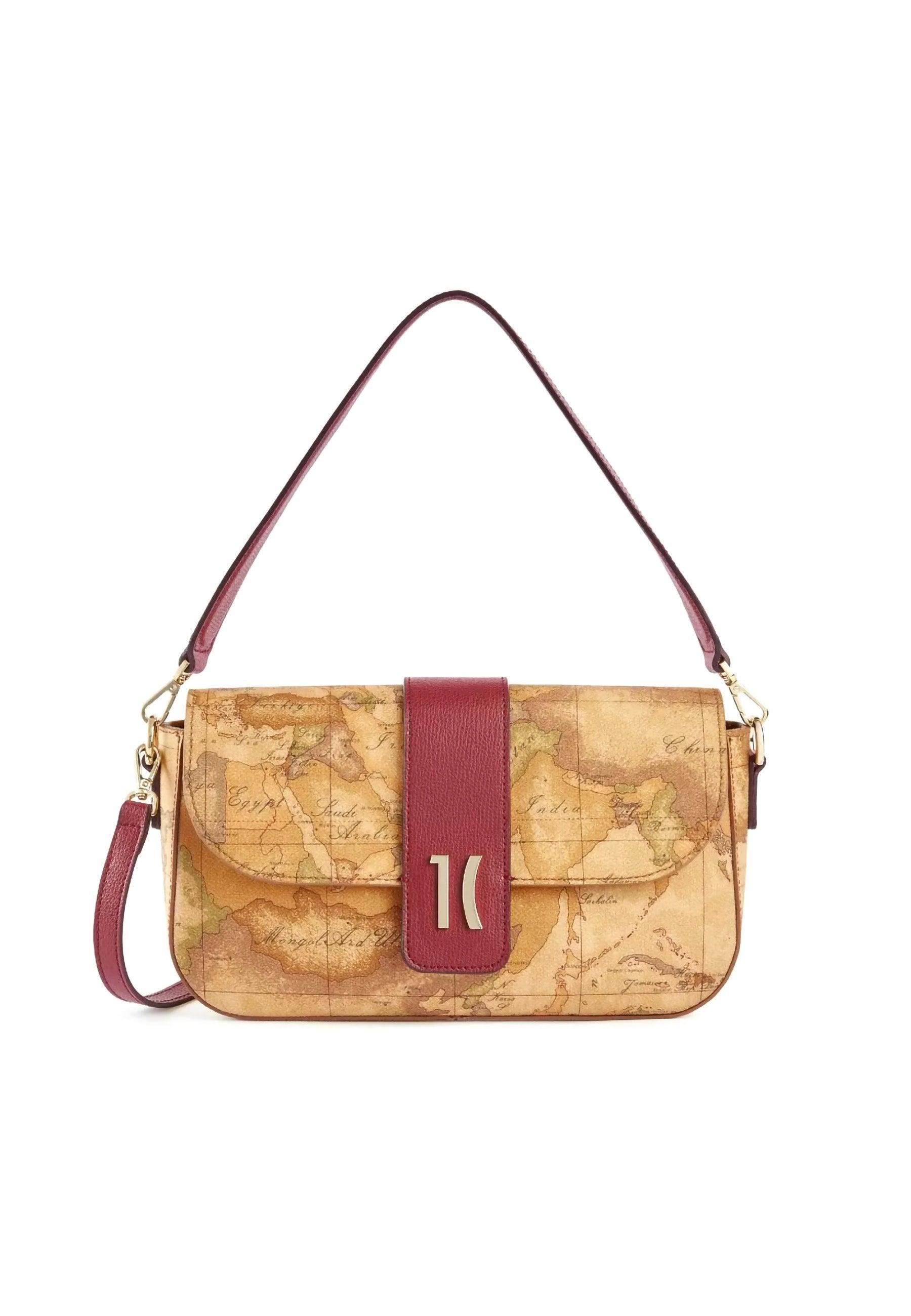 ALVIERO MARTINI 1° CLASSE Baguette Borsa Cabernet Beige GZ07-M611 - Sandrini Calzature e Abbigliamento