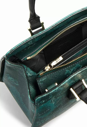 ALVIERO MARTINI 1° CLASSE Borsa Geo Abete Shopping Verde Bottiglia GT72-9761 - Sandrini Calzature e Abbigliamento