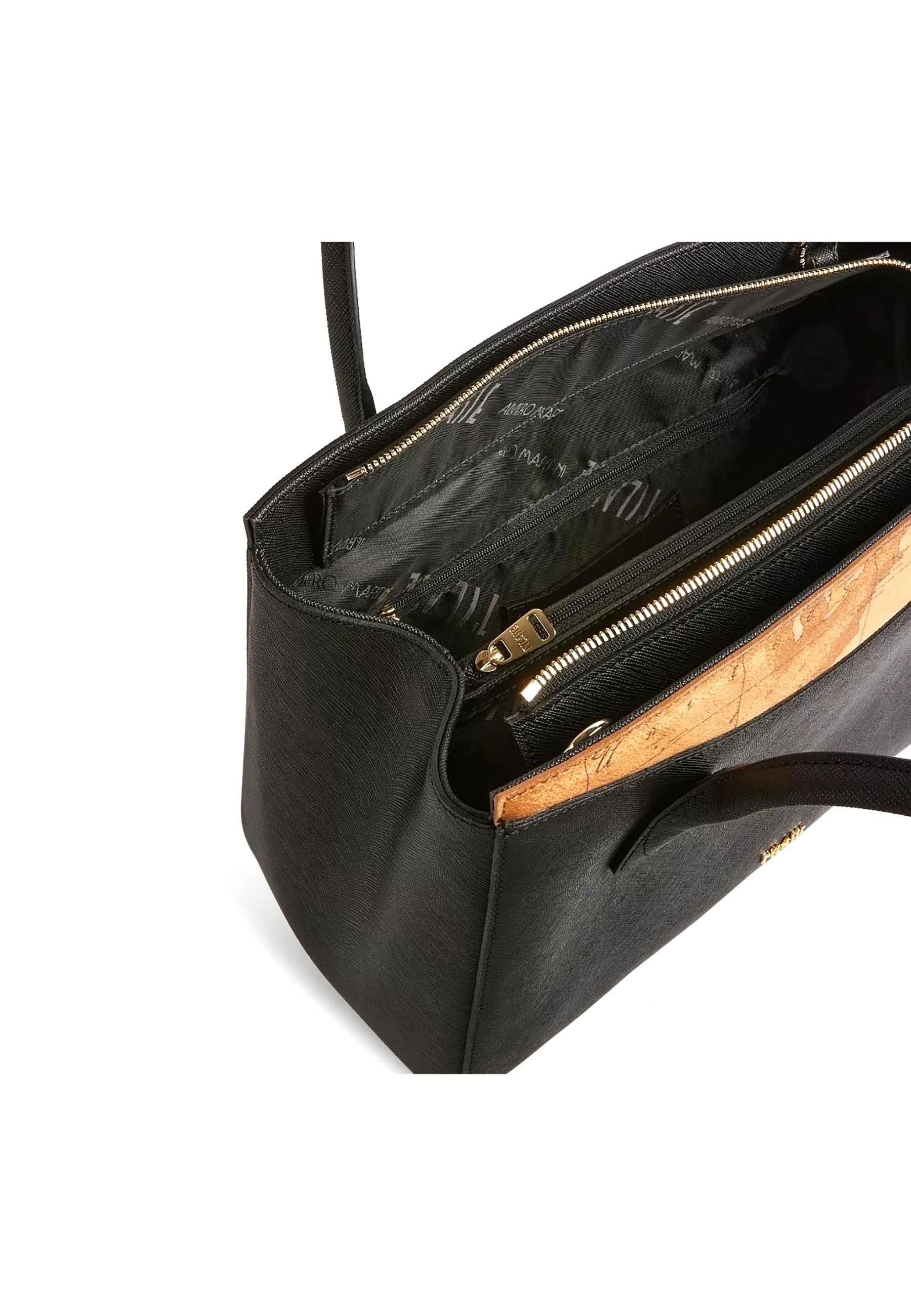 ALVIERO MARTINI 1° CLASSE Borsa Medium Hand Bag Black GT33-9407 - Sandrini Calzature e Abbigliamento