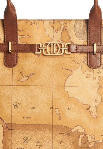 ALVIERO MARTINI 1° CLASSE Borsa Shopping Chestnut Beige GZ01-G611 - Sandrini Calzature e Abbigliamento