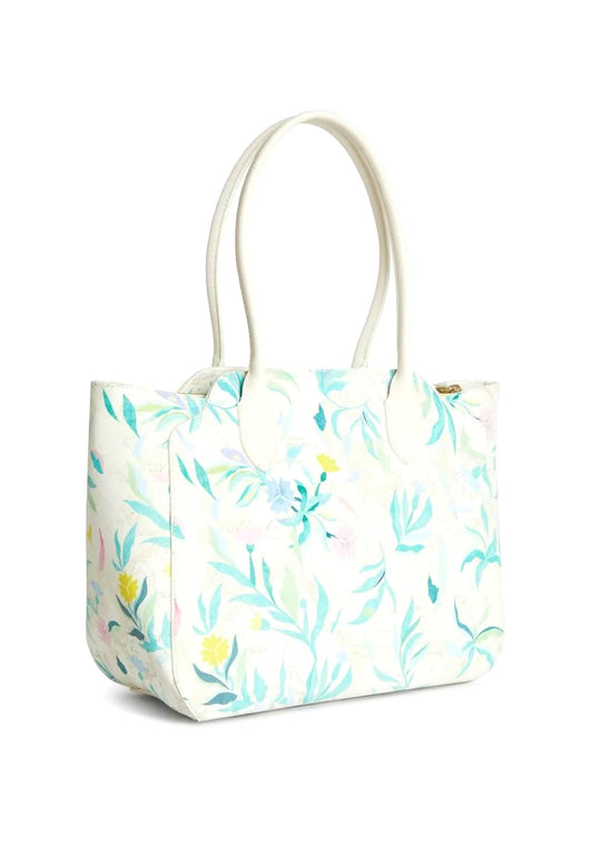 ALVIERO MARTINI 1° CLASSE Borsa Shopping Fiori White GU54-9794 - Sandrini Calzature e Abbigliamento