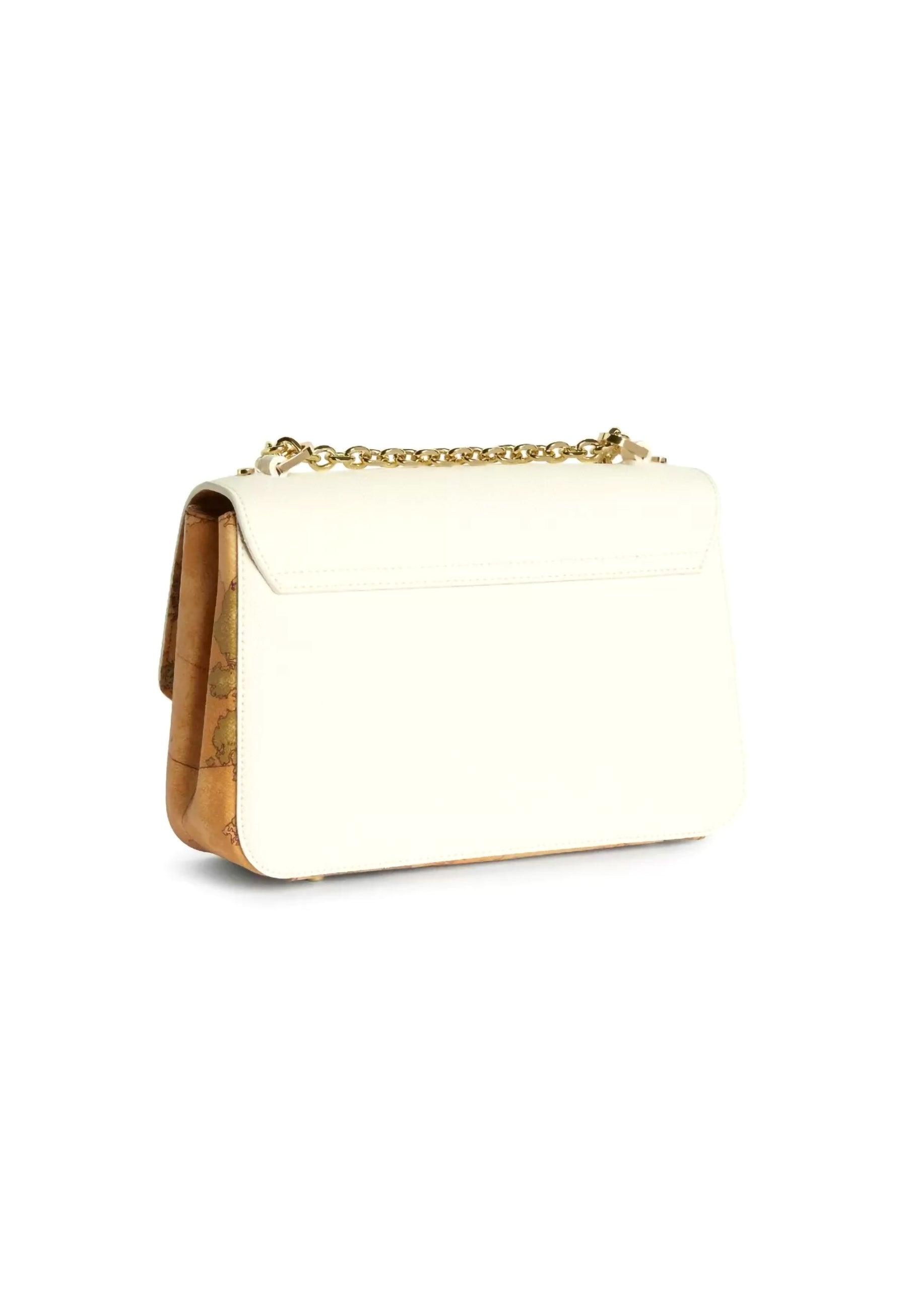 ALVIERO MARTINI 1° CLASSE Borsa Shoulder White Cotton GV01-T407 - Sandrini Calzature e Abbigliamento