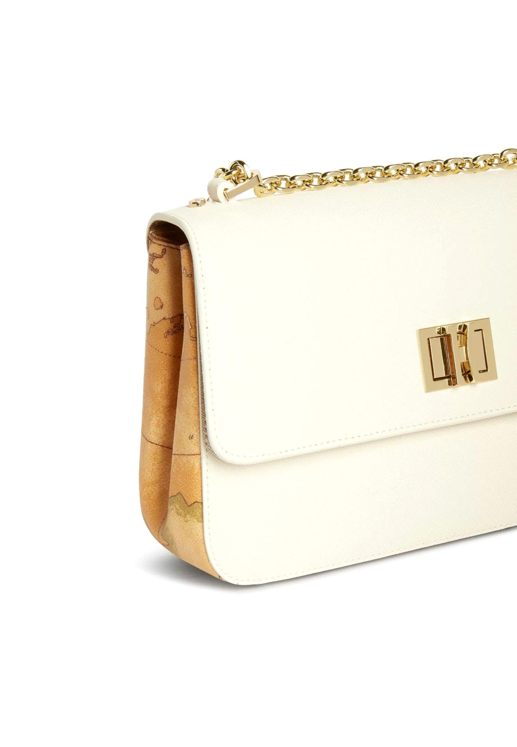 ALVIERO MARTINI 1° CLASSE Borsa Shoulder White Cotton GV01-T407 - Sandrini Calzature e Abbigliamento