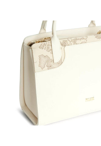 ALVIERO MARTINI 1° CLASSE Borsa Small Hand Bag White Cotton GU88-S407 - Sandrini Calzature e Abbigliamento