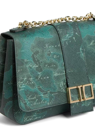ALVIERO MARTINI 1° CLASSE Borsa Tracolla Bottle Green GT58-T761 - Sandrini Calzature e Abbigliamento