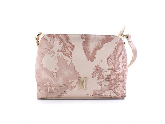 ALVIERO MARTINI 1° CLASSE Borsa Tracolla Geo Beige Rosa GS60-9733 - Sandrini Calzature e Abbigliamento