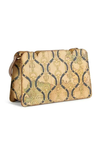 ALVIERO MARTINI 1° CLASSE Borsa Tracolla Geo Rinascimento Goffrato Castagna GT79-9763 - Sandrini Calzature e Abbigliamento