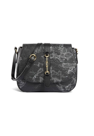 ALVIERO MARTINI 1° CLASSE Borsa Tracolla Shoulder Black GT66-N611 - Sandrini Calzature e Abbigliamento