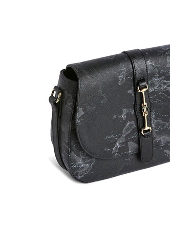 ALVIERO MARTINI 1° CLASSE Borsa Tracolla Shoulder Black GT66-N611 - Sandrini Calzature e Abbigliamento