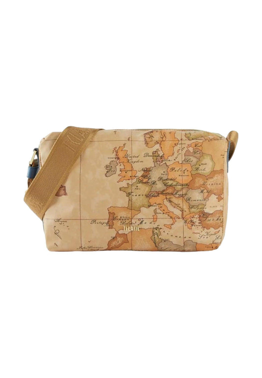 ALVIERO MARTINI 1° CLASSE Borsa Tracolla Shoulder Donna Blue Denim Beige Geo GZ74-S578 - Sandrini Calzature e Abbigliamento