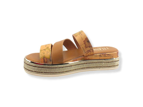 ALVIERO MARTINI 1° CLASSE Ciabatta Corda Beige Geo N1191-0326 - Sandrini Calzature e Abbigliamento