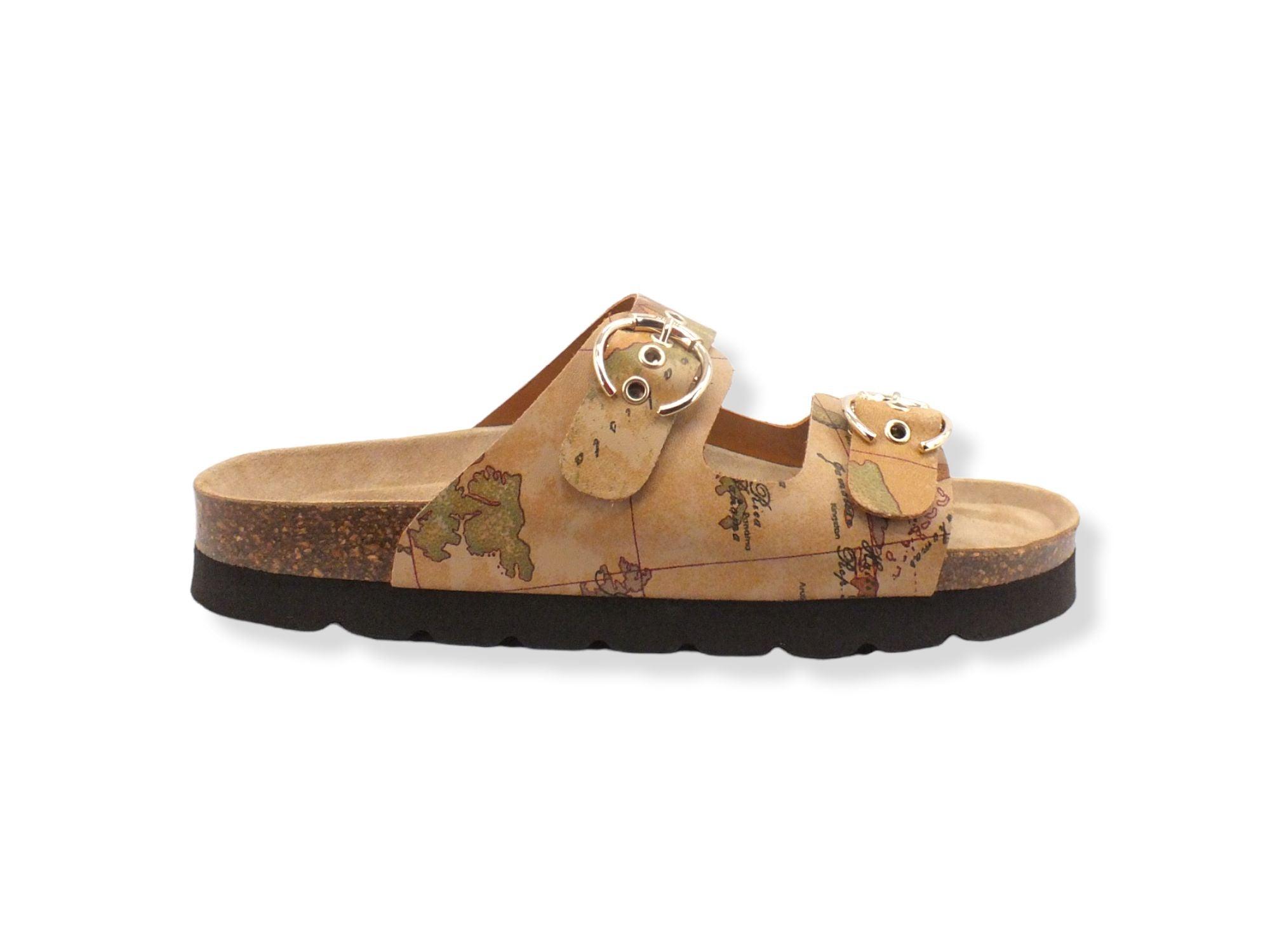 ALVIERO MARTINI 1° CLASSE Ciabatta Slipper Geo Beige Natural Z0212-9750 - Sandrini Calzature e Abbigliamento