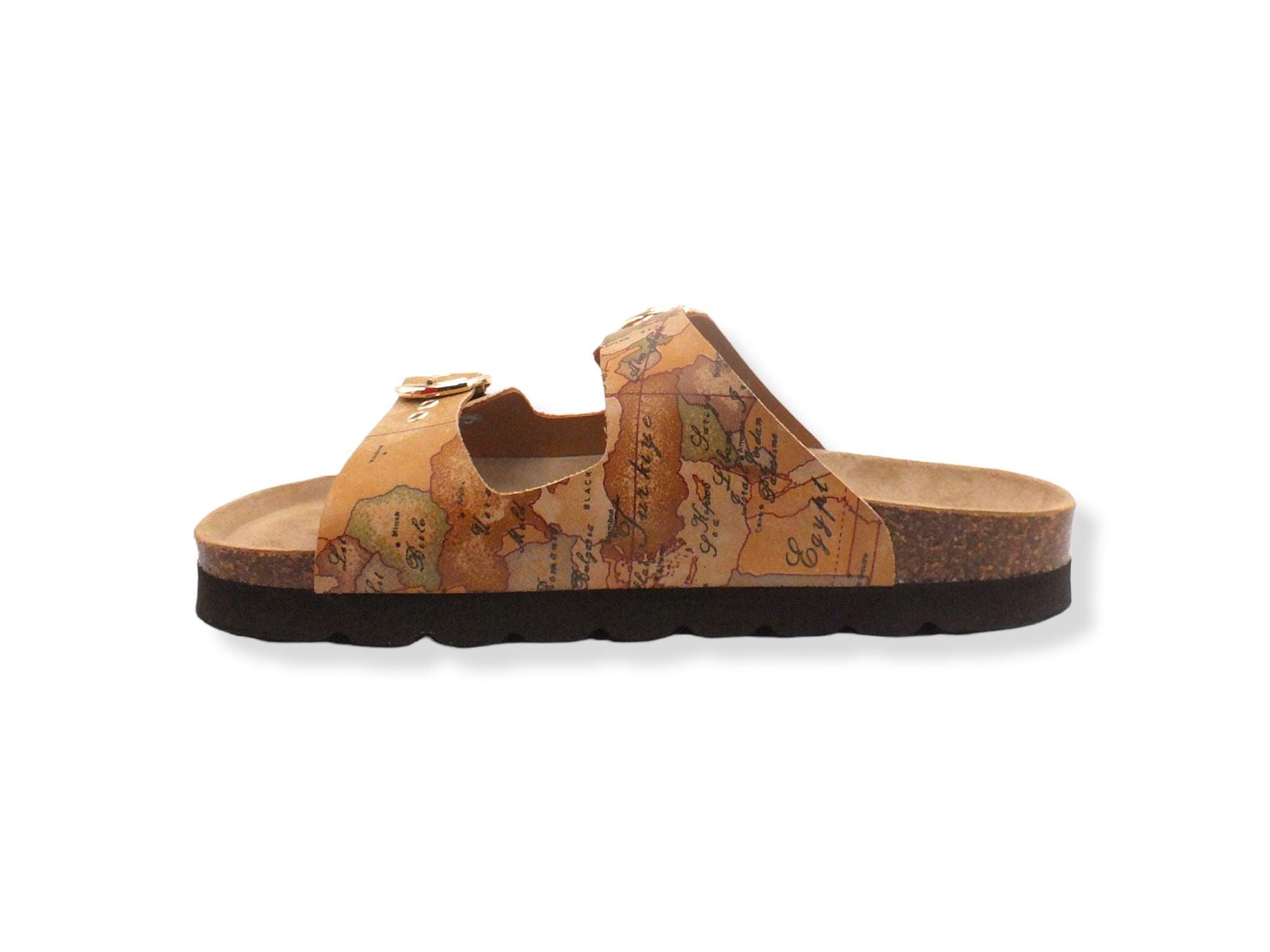 ALVIERO MARTINI 1° CLASSE Ciabatta Slipper Geo Beige Natural Z0212-9750 - Sandrini Calzature e Abbigliamento