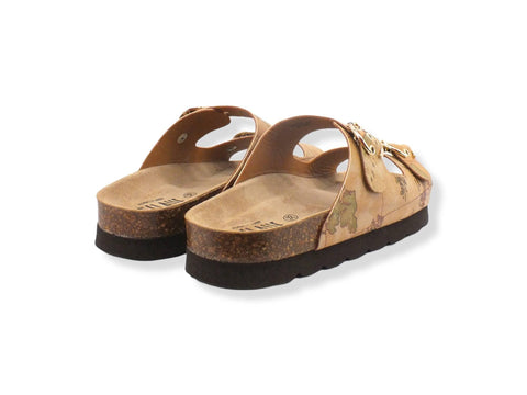 ALVIERO MARTINI 1° CLASSE Ciabatta Slipper Geo Beige Natural Z0212-9750 - Sandrini Calzature e Abbigliamento