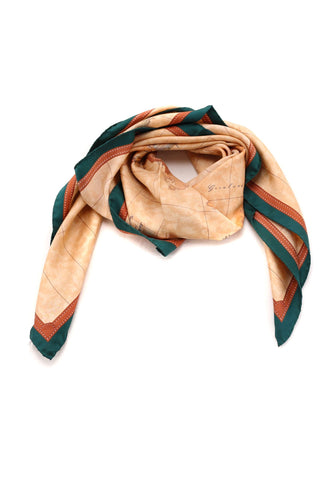 ALVIERO MARTINI 1° CLASSE Foulard Donna Palm Leaf K3190-ALOE - Sandrini Calzature e Abbigliamento