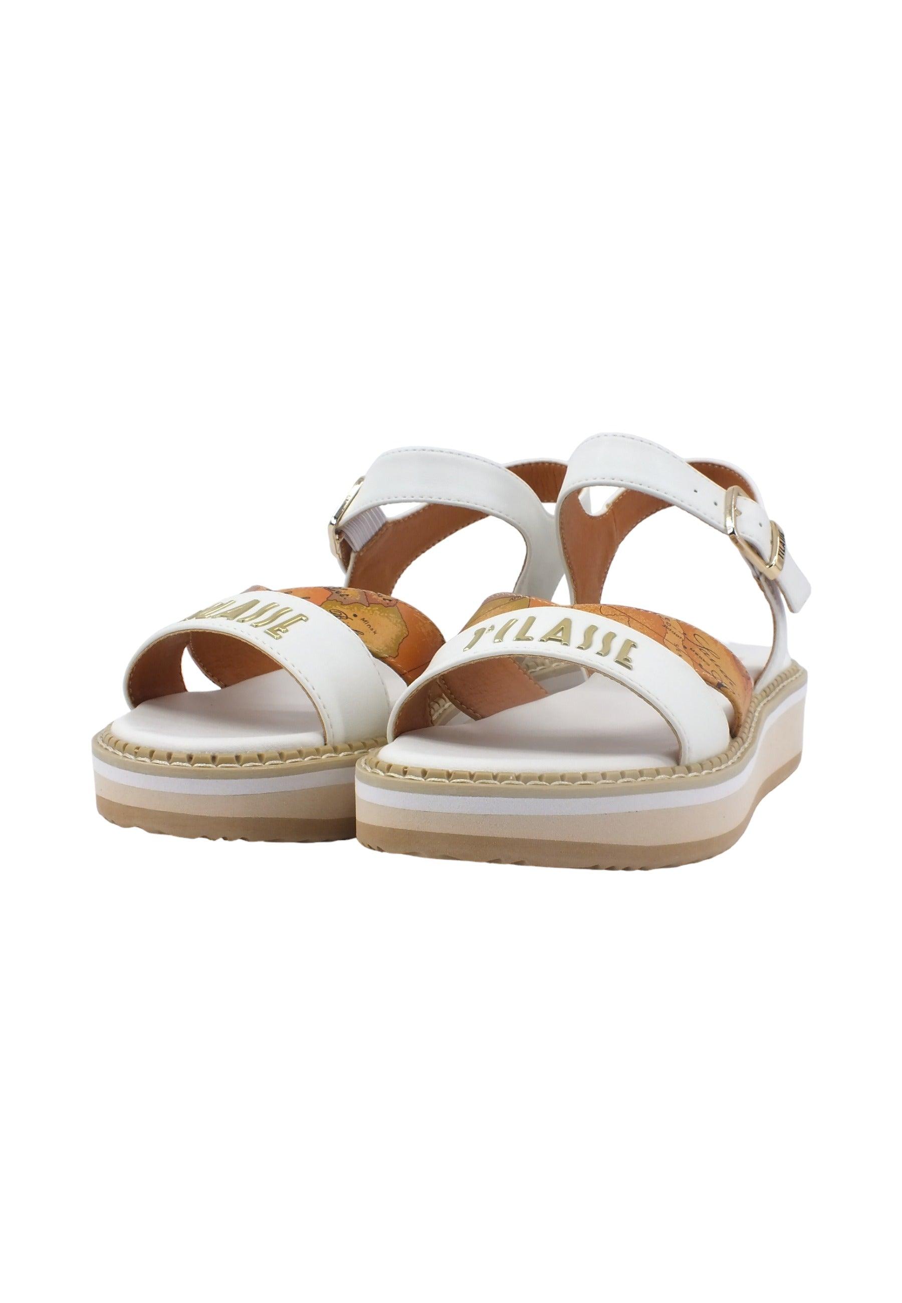 ALVIERO MARTINI 1° CLASSE Sandalo Donna White Beige Geo N1536-0326 - Sandrini Calzature e Abbigliamento
